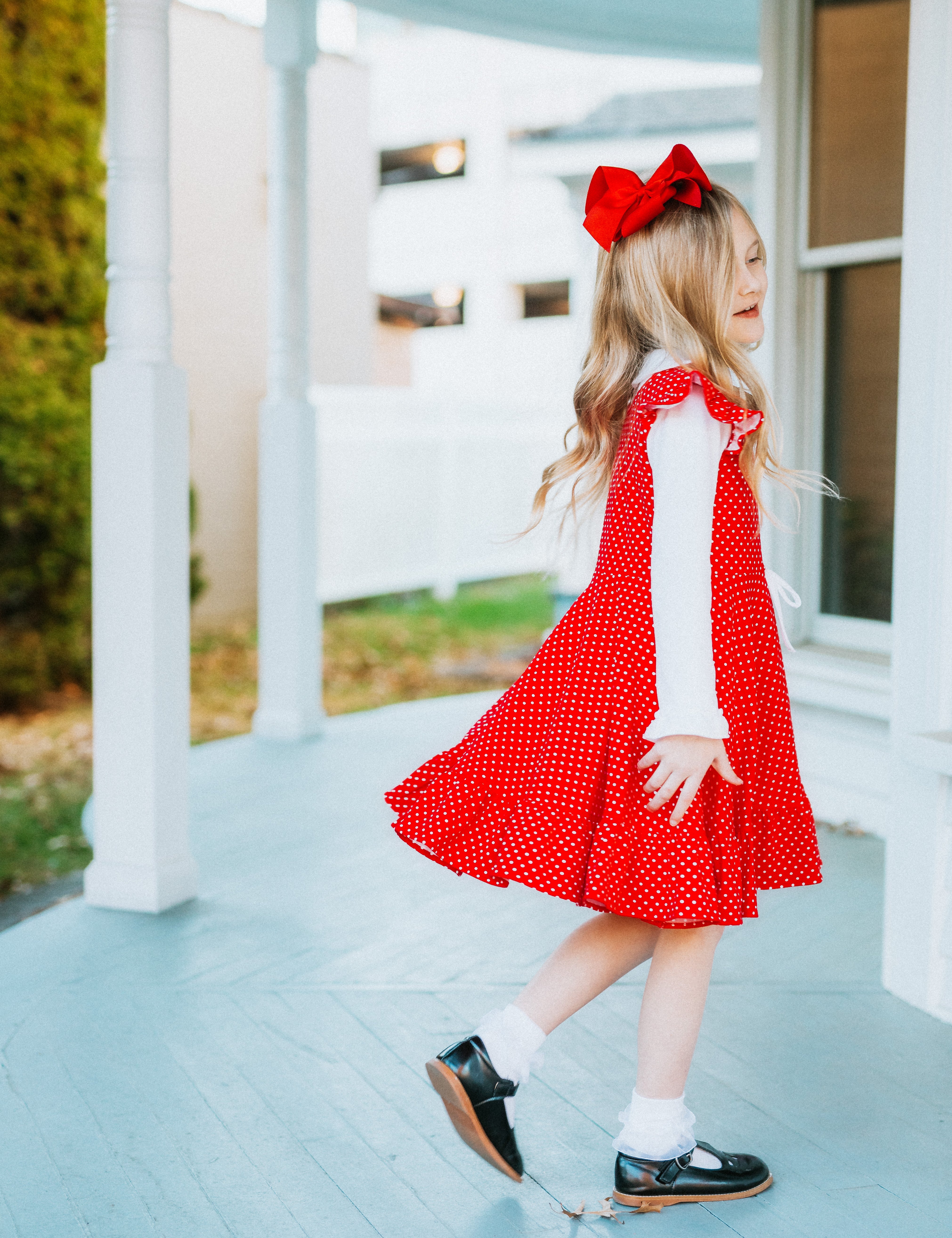 Sweetie Knit Polka Dot Dress