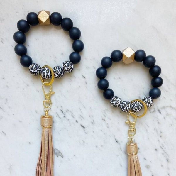 Cheetah Girl Wristband Keychain