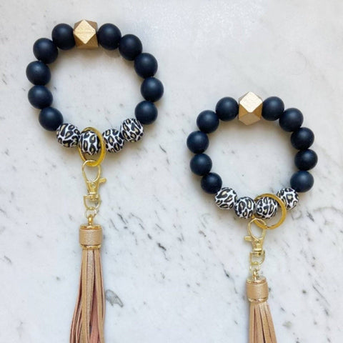 Cheetah Girl Wristband Keychain