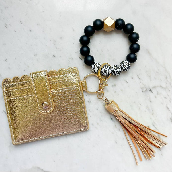 Cheetah Girl Wristband Keychain