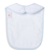 Blue Gingham Santa Bib
