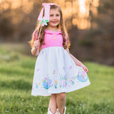Egg Hunt Knit Bodice Dress