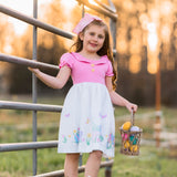 Egg Hunt Knit Bodice Dress