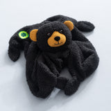 Lovie Stuffed Animal Flat Black Teddy Bear