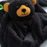 Lovie Stuffed Animal Flat Black Teddy Bear