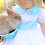 Le Petit Lapin Embroidered Bunny Dress