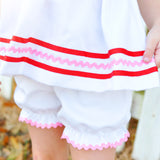 Be Mine Heart Applique Dress & Bloomer Set