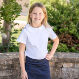 Navy A-Line Skort