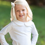 Knit Peter Pan Collared Blouse
