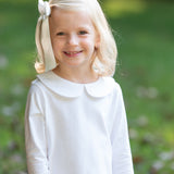 Knit Peter Pan Collared Blouse