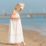 Cambridge White Sleeveless Heirloom Dress