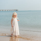 Cambridge White Sleeveless Heirloom Dress