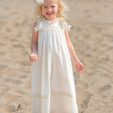Cambridge White Sleeveless Heirloom Dress