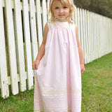 Cambridge Pink Sleeveless Heirloom Dress