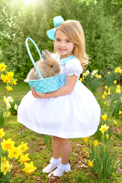 Le Petit Lapin Embroidered Bunny Dress