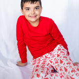 Old Fashioned Christmas Unisex Tween Lounge 2 Piece Set