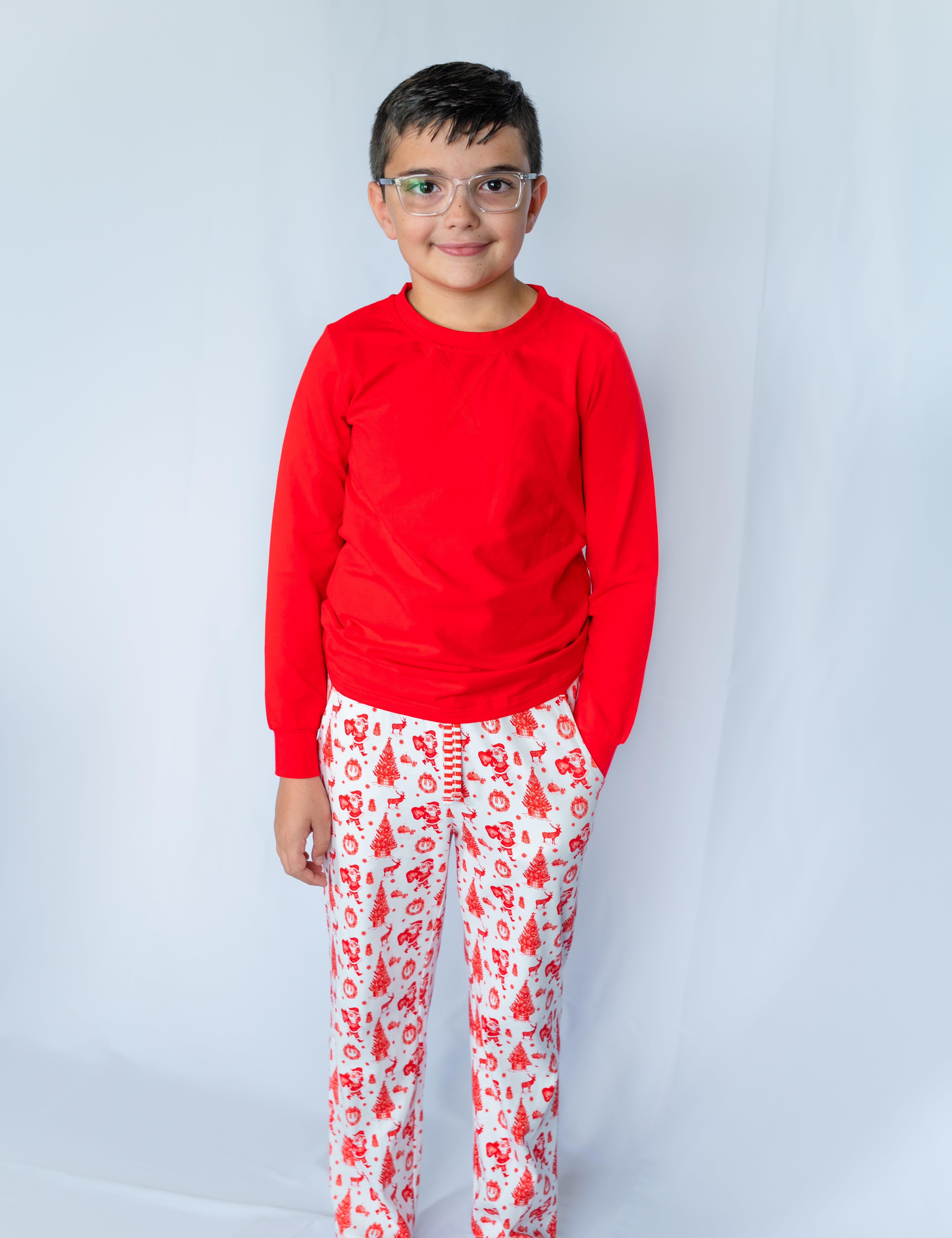 Old Fashioned Christmas Unisex Tween Lounge 2 Piece Set