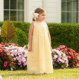 Cambridge Yellow Sleeveless Heirloom Dress