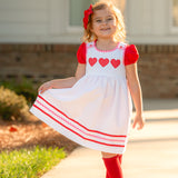 Be Mine Heart Applique Dress