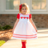 Be Mine Heart Applique Dress