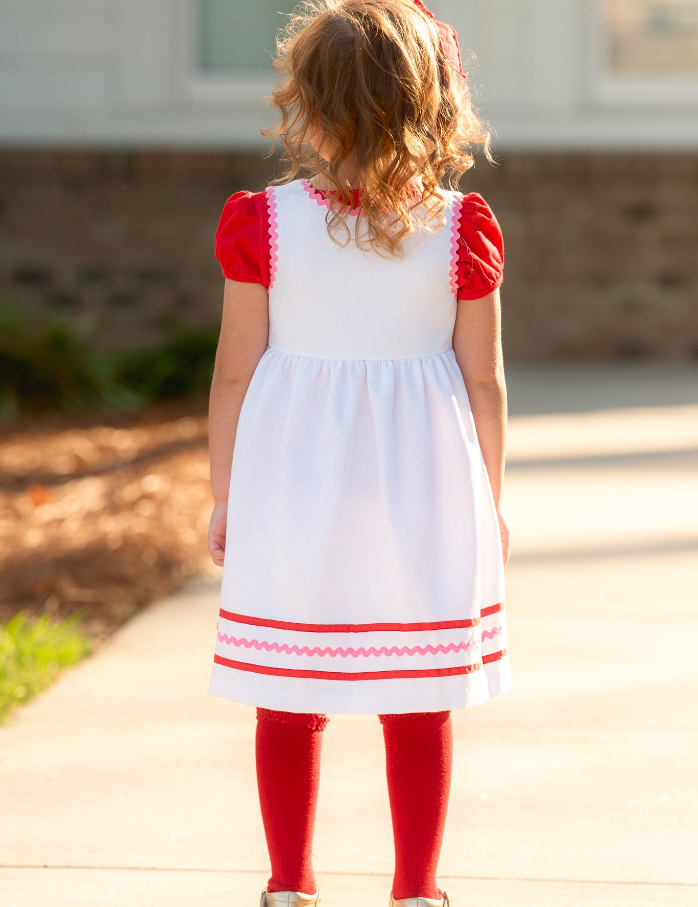 Be Mine Heart Applique Dress