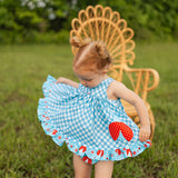 Lady Luck Lady Bug Appliquéd Swing Top & Ruffle Bloomer Set