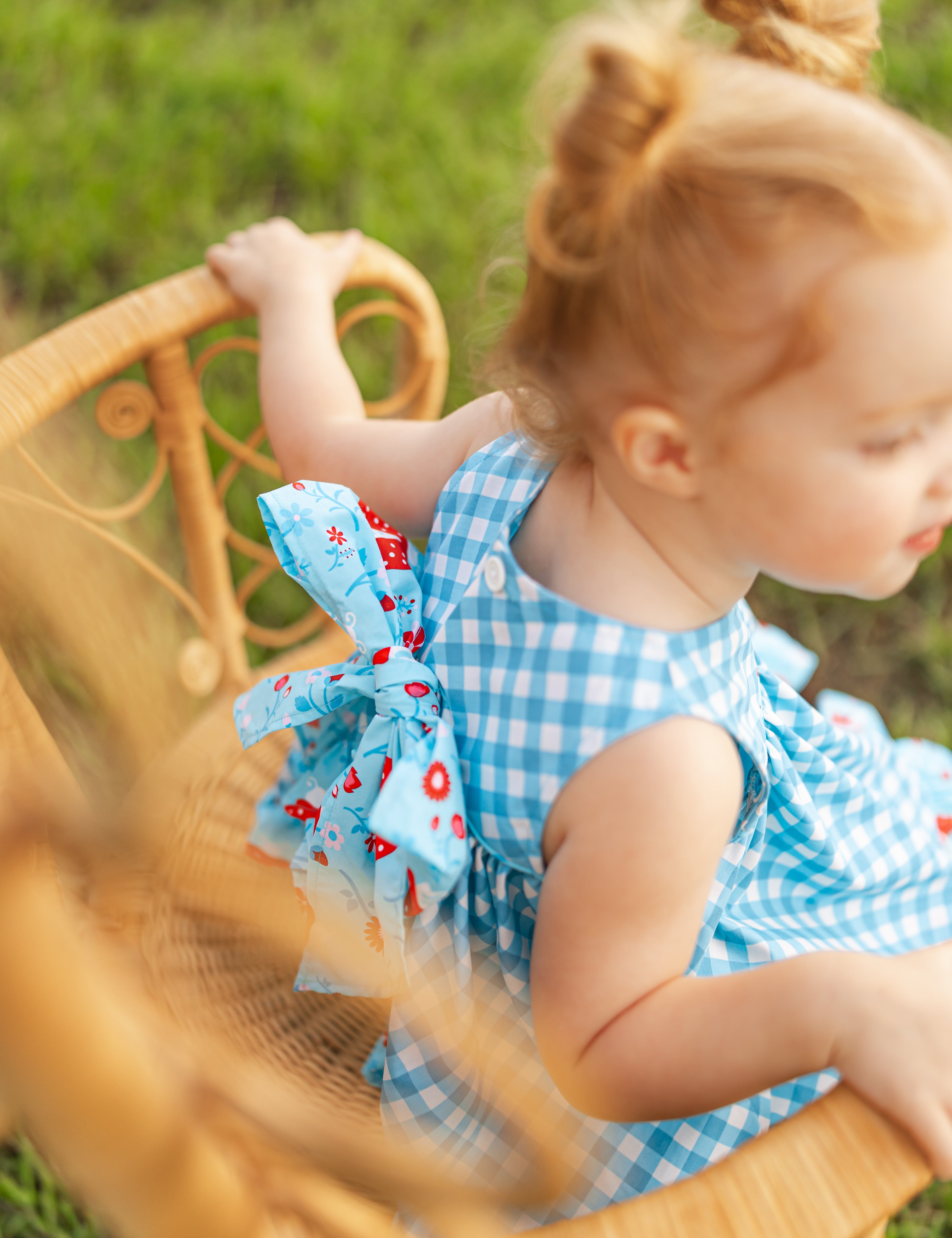 Lady Luck Lady Bug Appliquéd Swing Top & Ruffle Bloomer Set