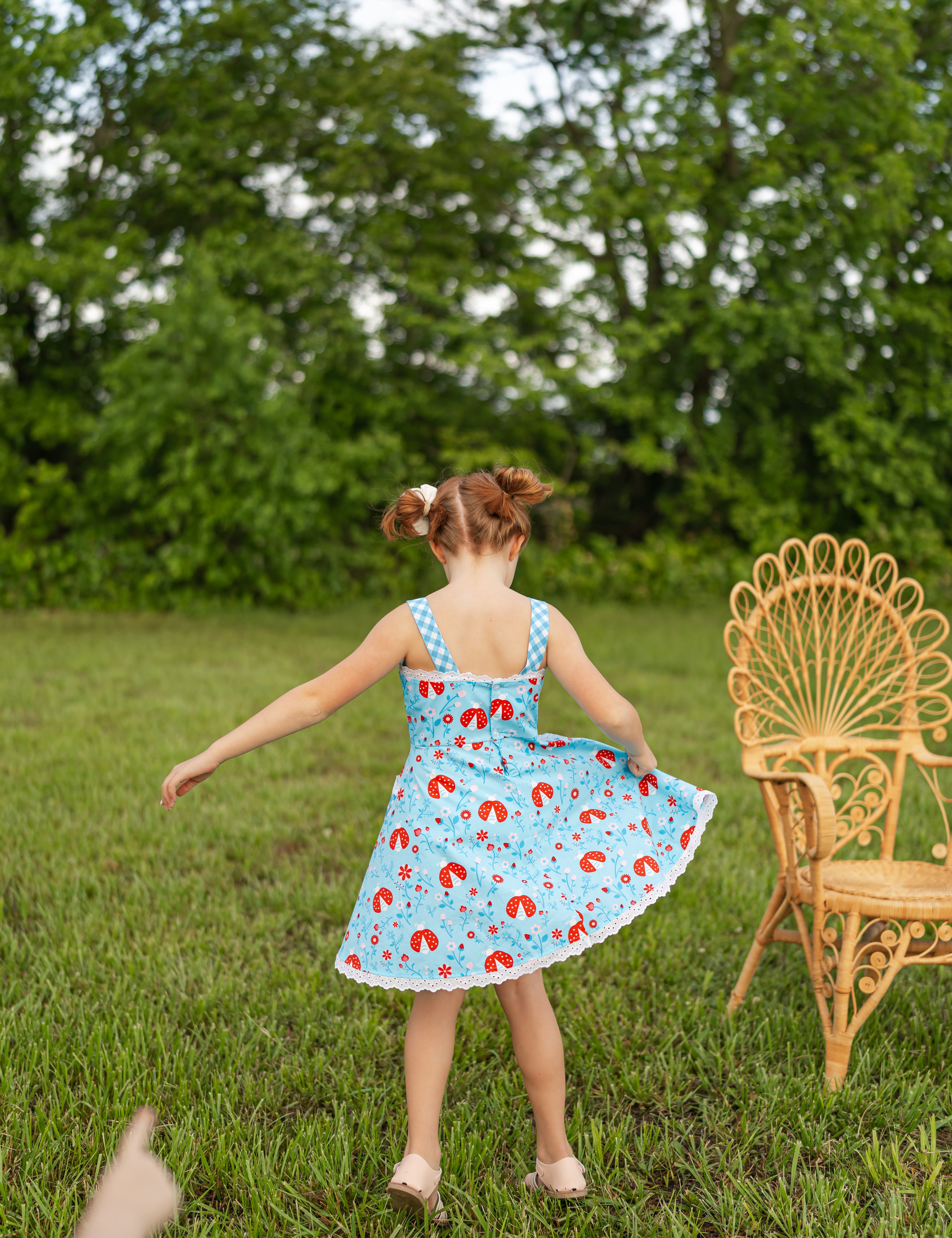 Lady Luck Vintage Strappy Sundress