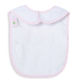 Pink Gingham Santa Bib