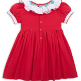 Mistletoe Moments Smocked Corduroy Dress