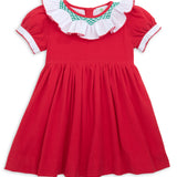 Mistletoe Moments Smocked Corduroy Dress