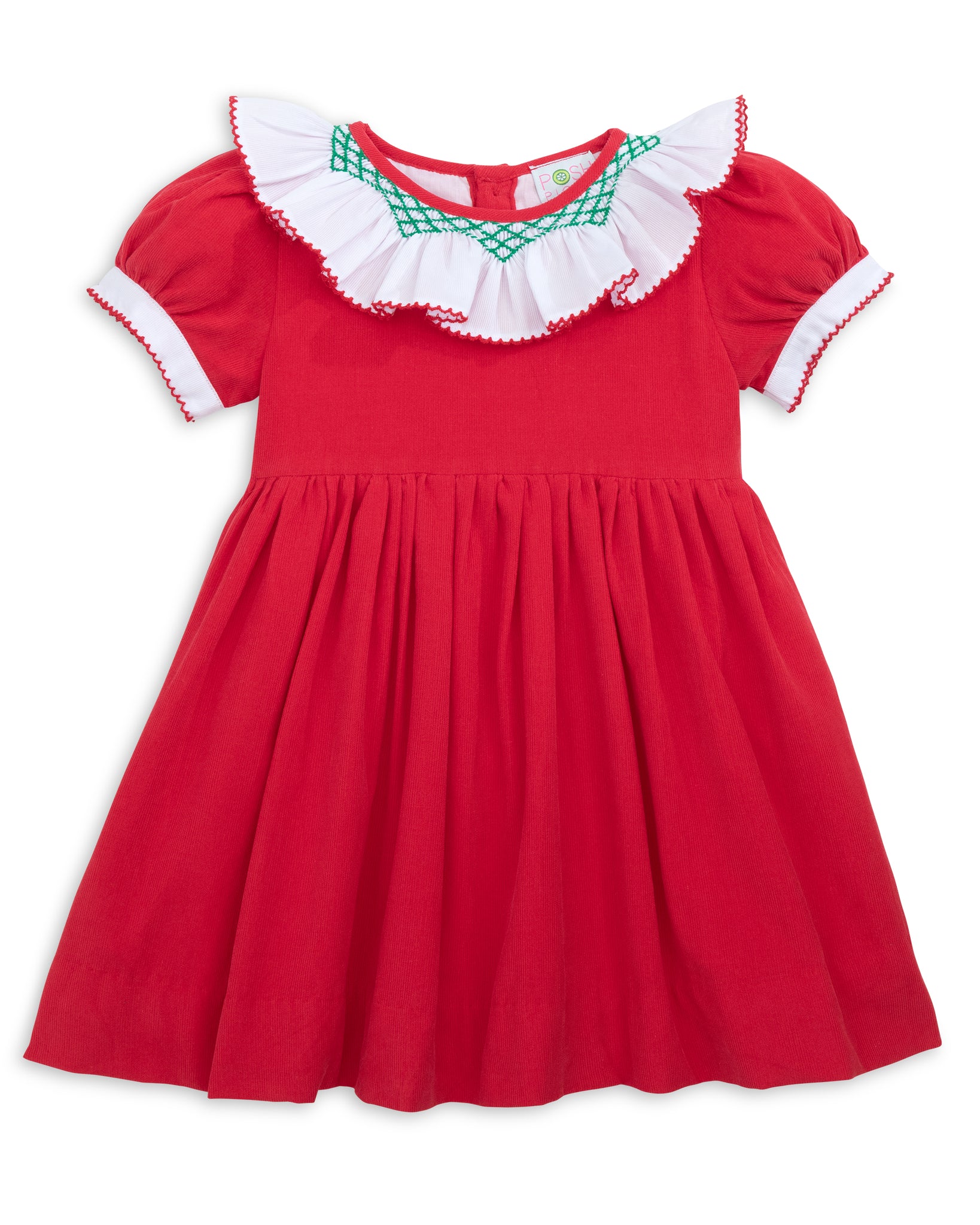 PREORDER Mistletoe Moments Smocked Corduroy Dress
