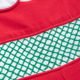 Mistletoe Moments Smocked Corduroy Shortall and Shirt Set