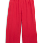 Red pants on a white background