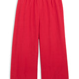 Red pants on a white background