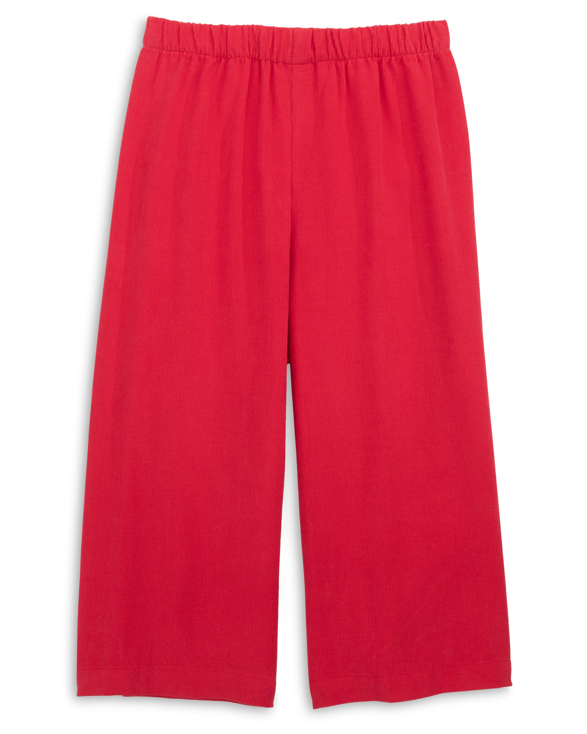 Red pants on a white background