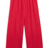 Red pants on a white background