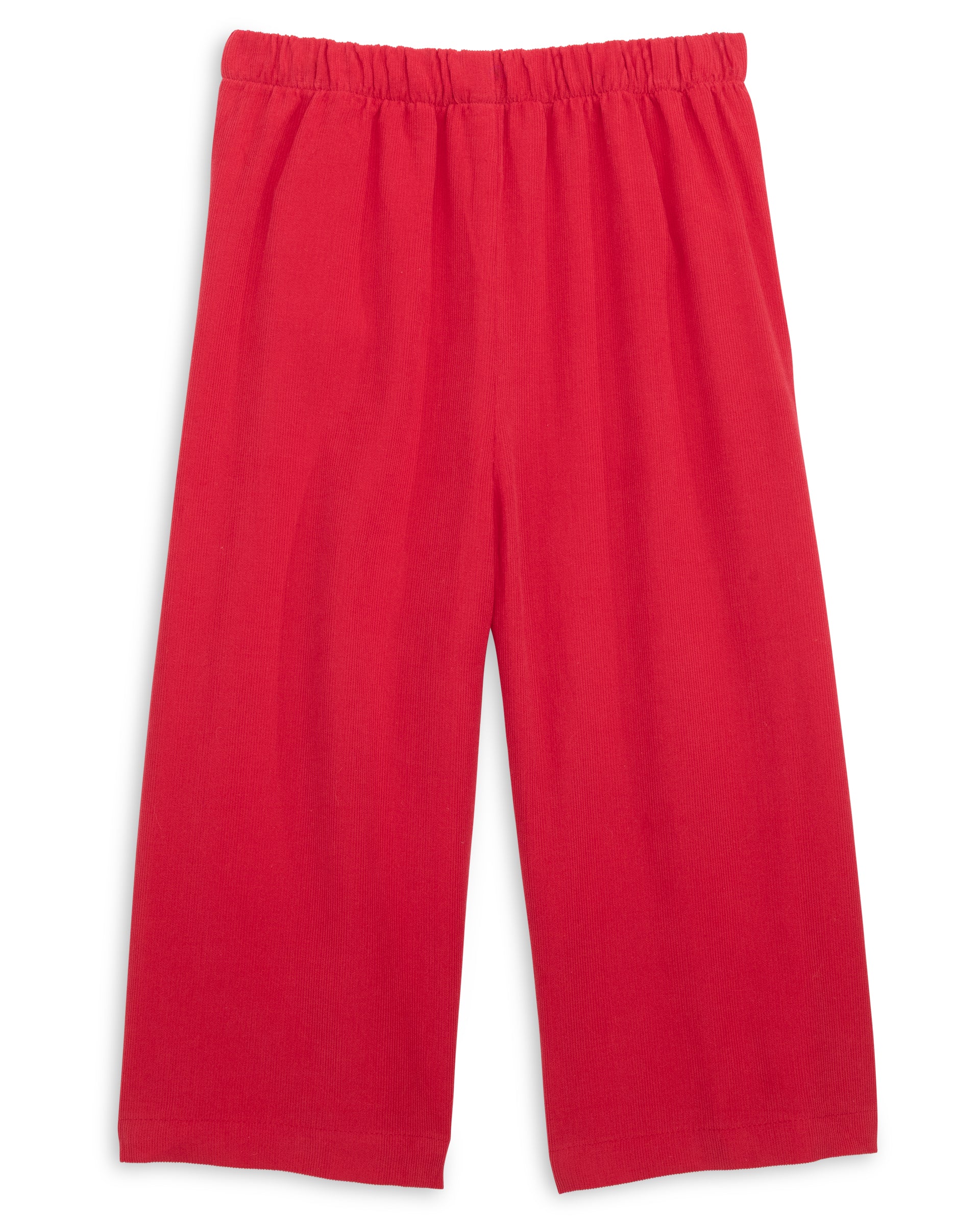 Red pants on a white background