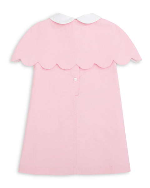 PREORDER - The Capelet Dress in Miriam - Pink Pinwale Corduroy