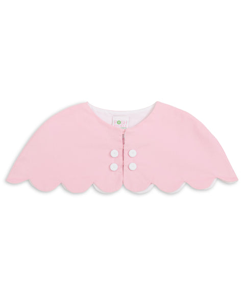 PREORDER - The Capelet Dress in Miriam - Pink Pinwale Corduroy