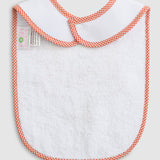Orange Gingham Turkey Bib