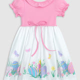 Egg Hunt Knit Bodice Dress