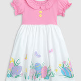 Egg Hunt Knit Bodice Dress