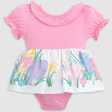 Egg Hunt Knit Bodice Skirted Bubble