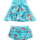 Lady Luck Lady Bug Appliquéd Swing Top & Ruffle Bloomer Set