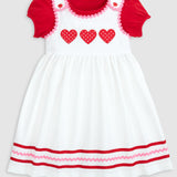 Be Mine Heart Applique Dress