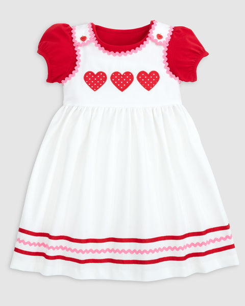 Be Mine Heart Applique Dress