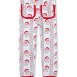 Jolly Old Saint Nick Girls' Lounge 2 Piece Set with Ruffle Trim