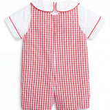 Buddy Red Gingham Raggedy Andy Applique Jonjon and Shirt Set