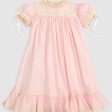 Bristol Pink Sleeved Heirloom Dress